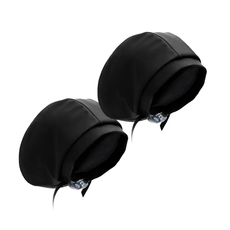 Xl Adjustable Satin-Lined Waterproof Swim Cap (2-Pack) 1