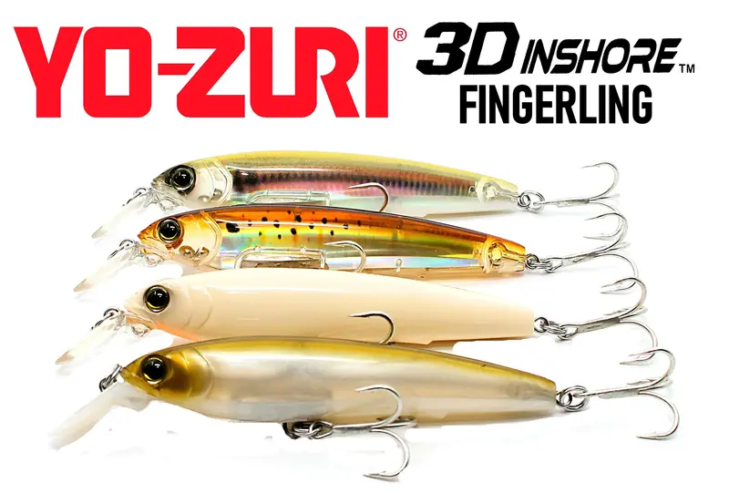 Yo-Zuri 3D Inshore Fingerling – Realistic Detail & Subtle Vibration 1