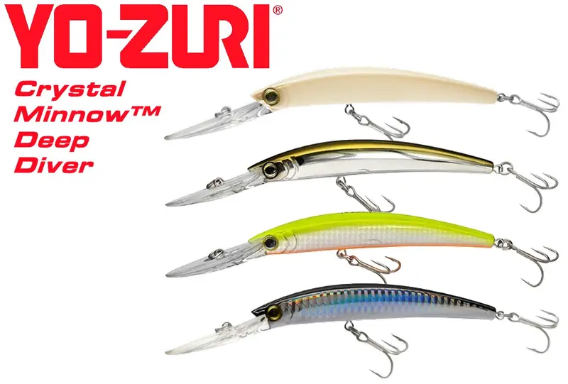 Yo-Zuri Crystal Minnow Deep Diver Hard Bait – Precision-Tuned For Maximum Depth 1