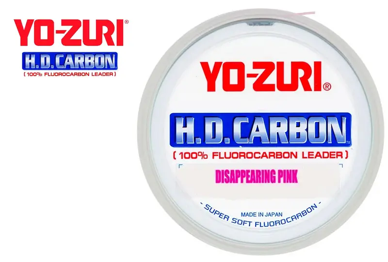 Yo-Zuri H.D. Carbon Disappearing Pink Fluorocarbon Leader Line 1